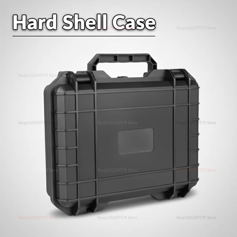Portable Waterproof And Dustproof Hard Shell Tool Case With Pre-Cut Foam Storage And Pressure Relief For Home And Outdoor Use.