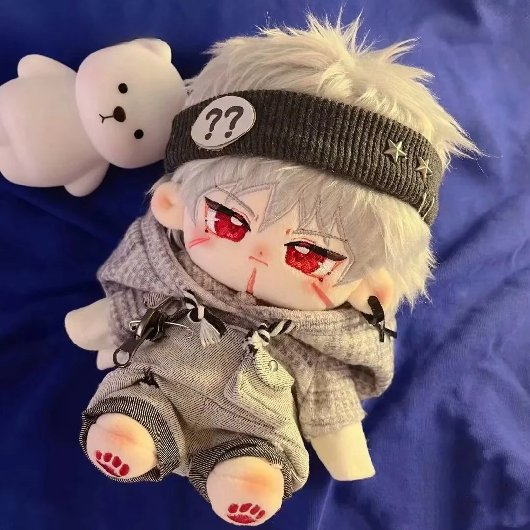 Anime atributo Tobirama guapo niño muñeco de peluche cuerpo vestir peluche juguetes figuras 20cm Cosplay regalo Navidad