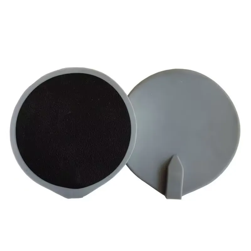 50pcs Rubber Reusable Replacement Electrode Pads 6.5cm round For Microcurrent Tens