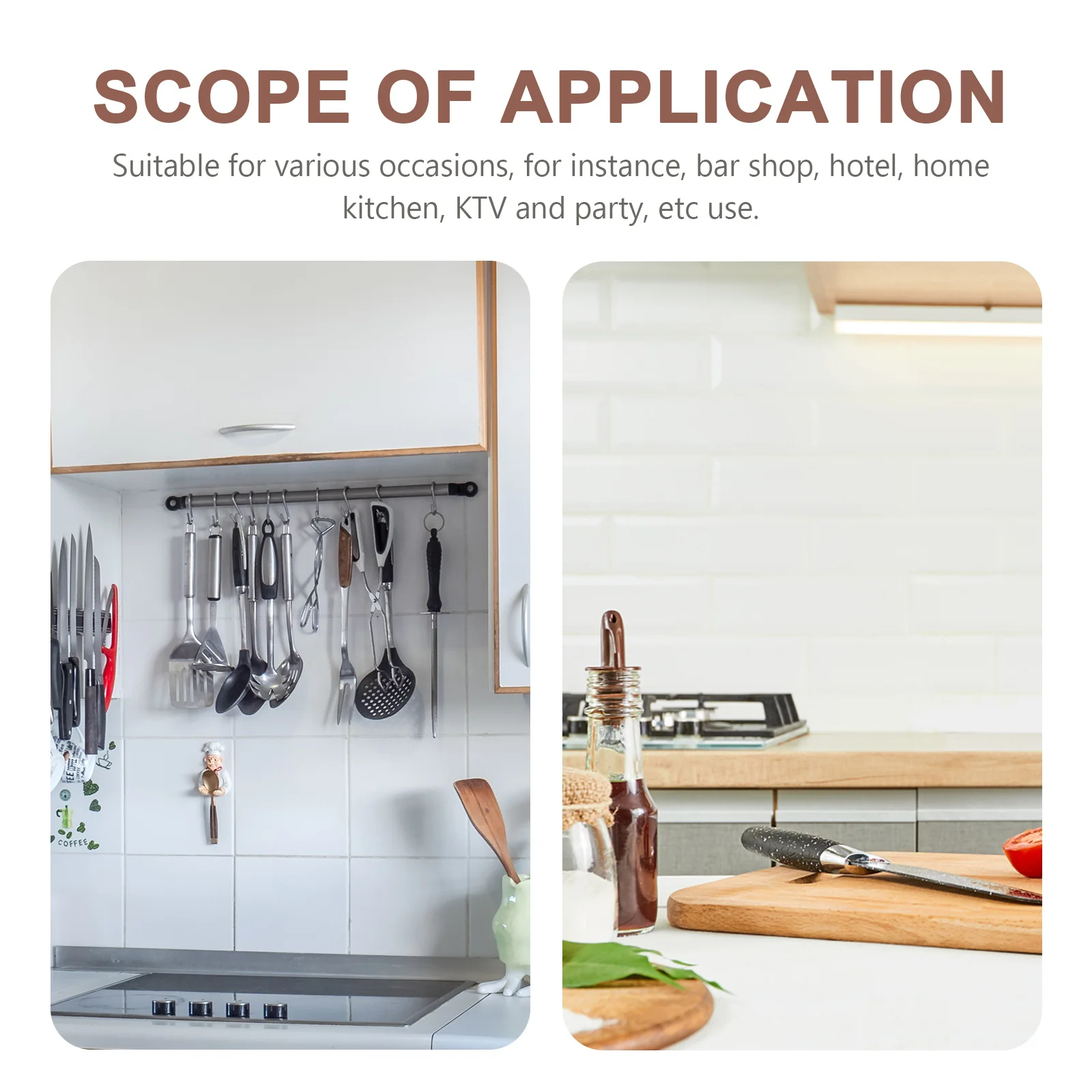 

Wine Glass Holder Iron Rack Hanging Under Cabinet Organizer Space Saving for Kitchen Bar Party Wine Glass Rack