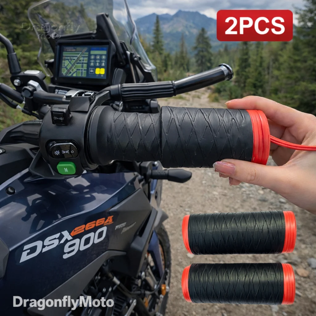 

Motorcycle Silicone Handlebar Cover For Voge DSX 900 DS900X 900 DSX 2024 Self Shrinking Non-Slip Motorcycles Grip Covers Sleeve