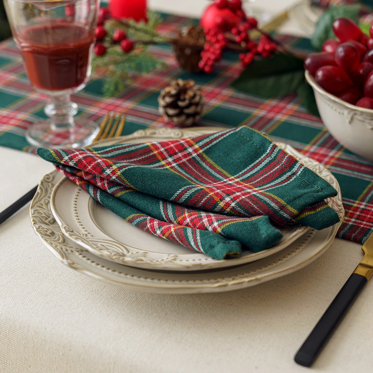 Bandeira De Mesa Decorativa De Natal E Toalha De Mesa, Utensílios Domésticos, Esteiras De Louça, Acessórios De Decoração De Mesa De Jantar, Novo