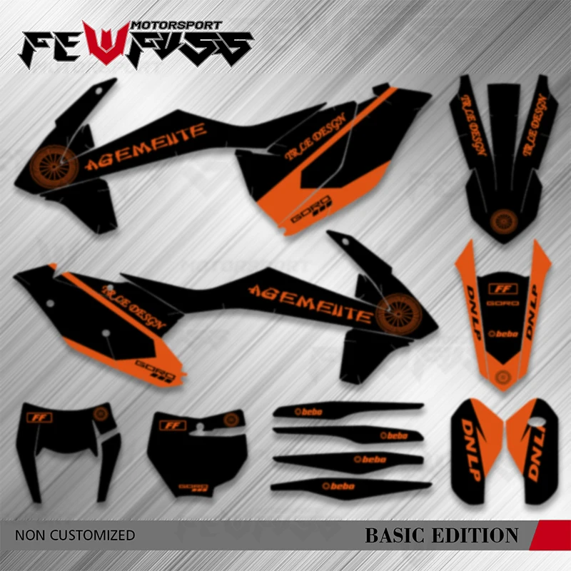 

Fewfuss для KTM EXC EXC-F 2017 2018 2019 125-500 ГРАФИЧЕСКИЕ НАКЛЕЙКИ НАКЛЕЙКИ для KTM SX SXF XC 2016 2017 2018