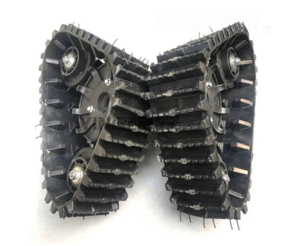 For Snowmobile Rubber Track Kit 23T Rear Axle For ATV UTV Buggy Go Kart Sand Snow Winter Riding