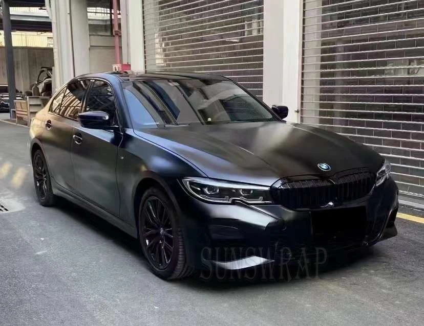 

HD атласная металлическая матовая черная автомобильная виниловая фольга с ПЭТ-лайдером 5x59 футов/рулон автомобильная пленка компьютерная кожа телефона мотоцикл