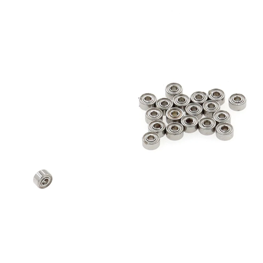 Veekaft High Precision Miniature Bearings MR62zz  Size 2mmx6mmx2.5mm 10pcs in A Pack. Suitable for Small Machinery