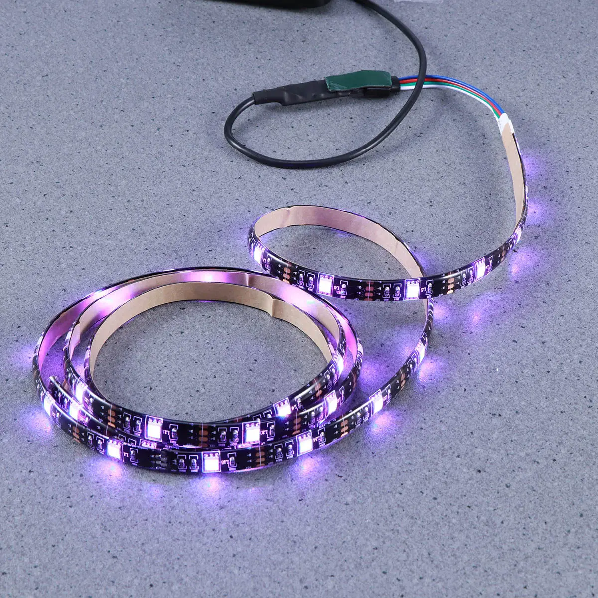 

Гибкая светодиодная лента 1,5 м, водонепроницаемая, с USB-питанием, самоклеящаяся, для декора комнаты и автомобиля, низкое энергопотребление, яркая подсветка