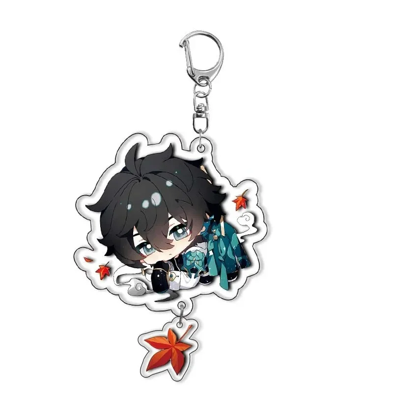 Gioco Honkai Star Rail portachiavi Dan Heng Bronya Rand Asta Herta Himeko figura ciondolo auto portachiavi gioielli uomo accessori regalo