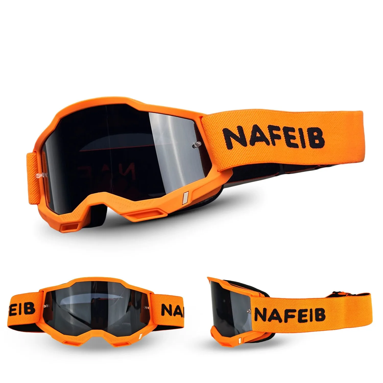 

Dirt Bike Goggles - Motorcycle Riding Glasses for Men & Women, Windproof UV Protection for Off-Road/Snow/Sun