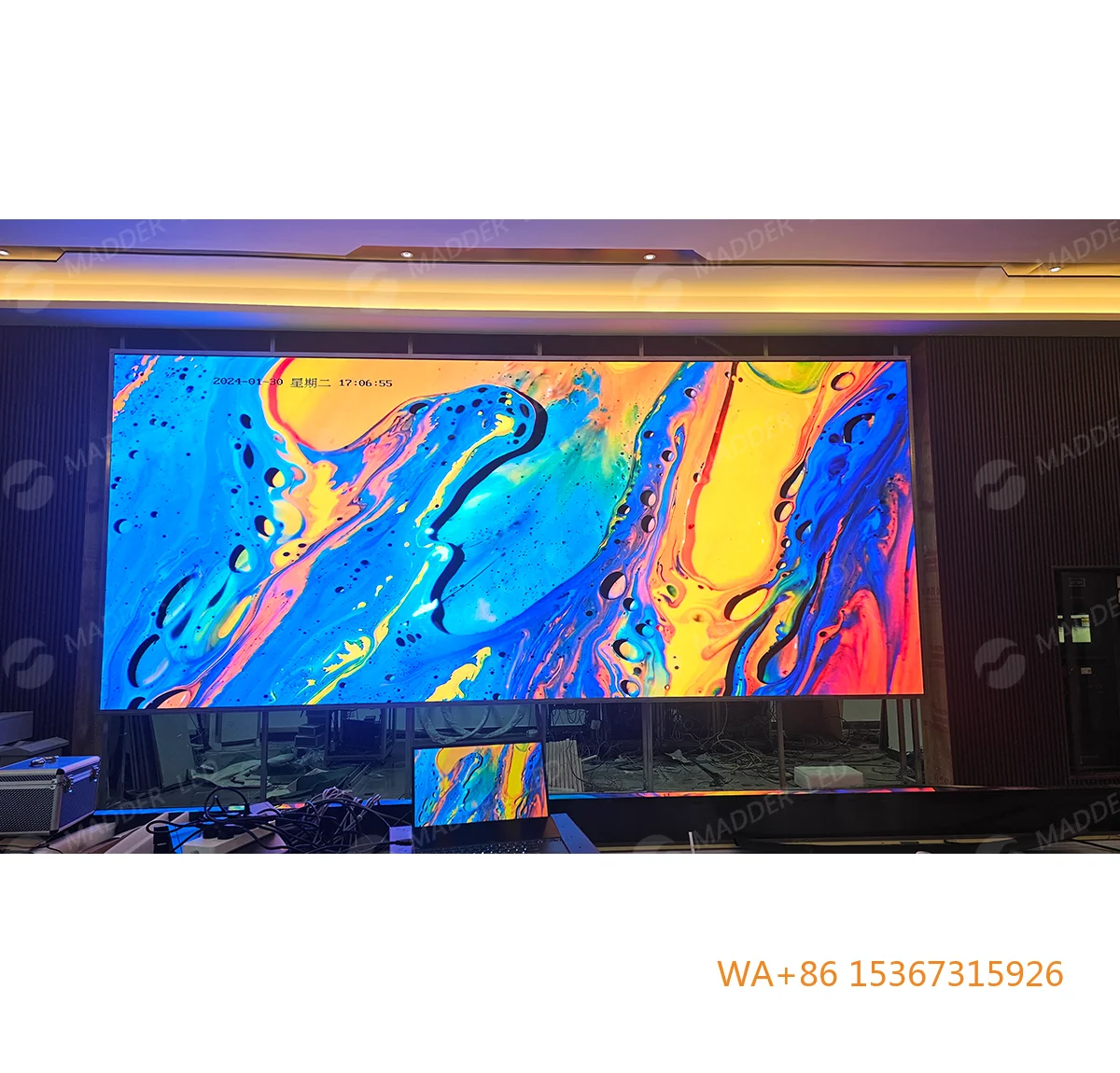 P2.5 640x480mm Indoor LED Rental Screen Factory Direct Sales for Party Wedding Backdrop