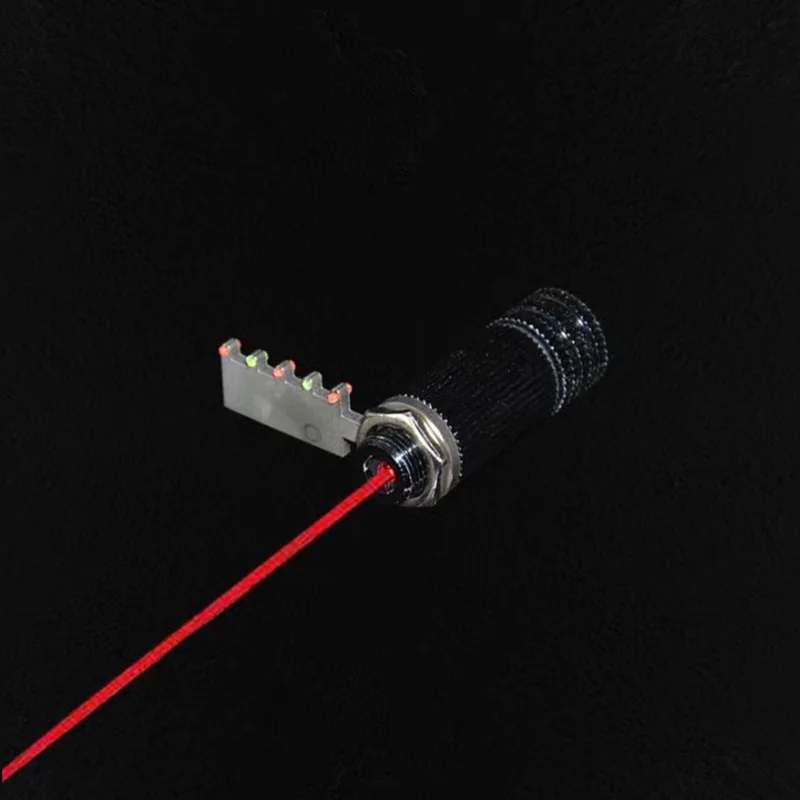 1pcs Slingshot Sight Accessory Laser Infrared Stainless Steel Six-link Mechanical Sight LED Light Fiber Optic Sight Point