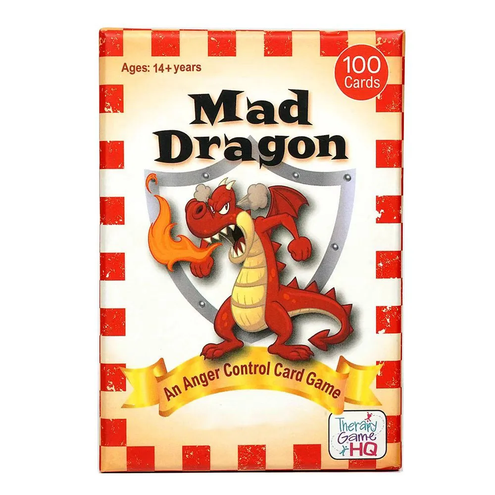 

Карточная игра Mad Dragon, карта с контролем гнева, забавная терапевтическая настольная игра, обучение, контроль гнева, 100 шт., карта