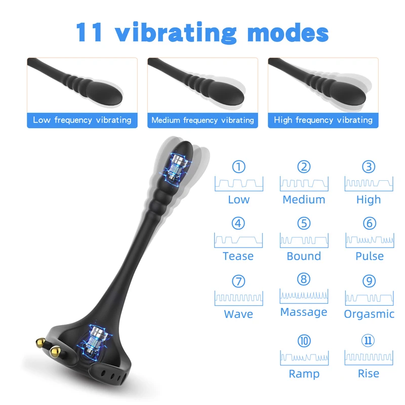 Telescopische Anale Vibrator Prostaat Stimulator Butt Plug Afstandsbediening Masturbator Vrouwen Kont Anale Dildo Vibrator Speeltjes Voor Mannen