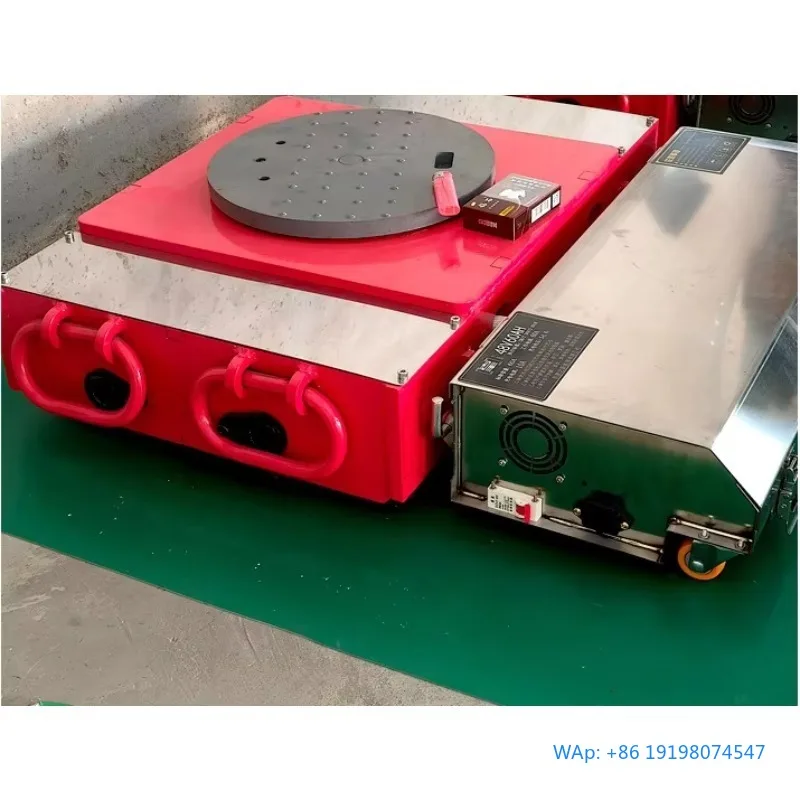 

Heavy Lithium Battery Electric Steel Load Moving Skates Industrial Manufacturing Plant Cart