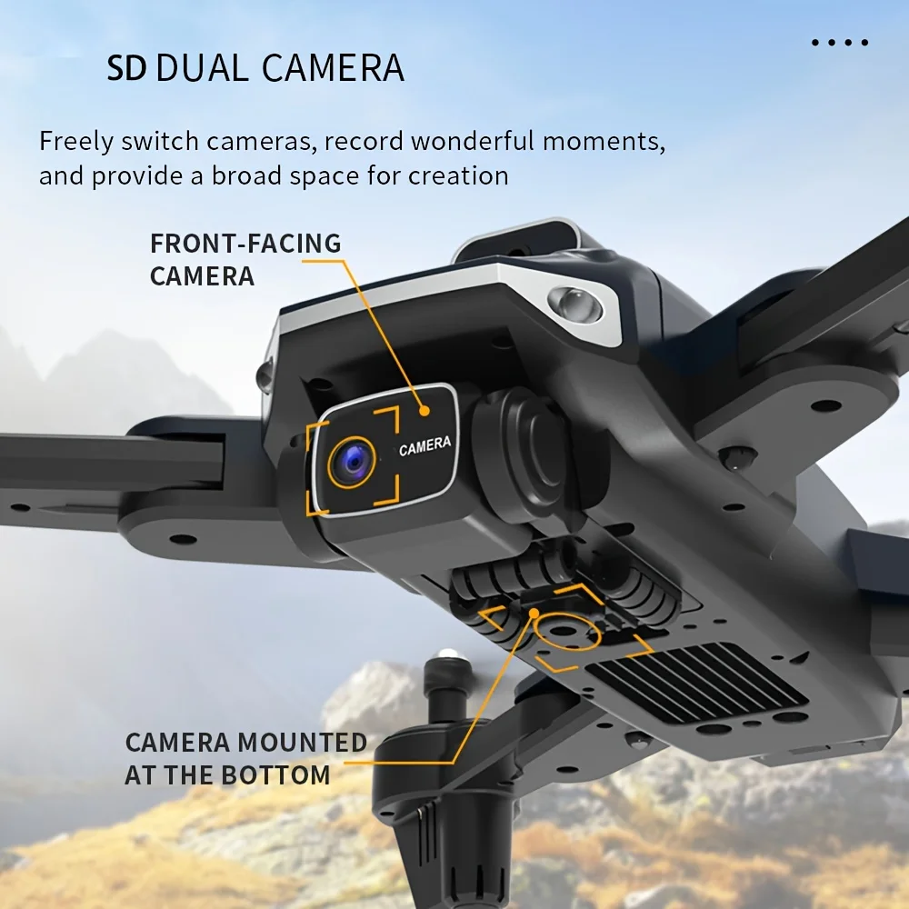 H109, dual Camera, obstacle Avoidance, Mobile Phone Connection, One-button Takeoff And Landing, 360° Rotation Function drone