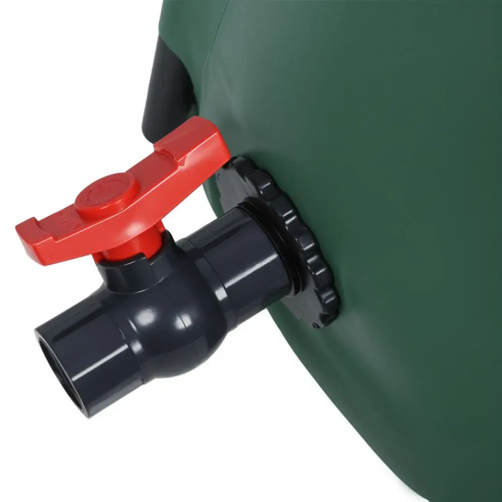 

53/100 Gallon Rain Barrel Water Collection System Collapsible Water Storage Tank Rainwater Collector With Filter Faucet Switch