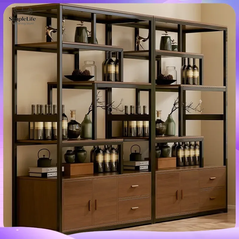 wall-mounted-wine-cabinet-living-room-display-cabinet-commercial-wine-rack-modern-home-bar-storage-unit-chinese-style