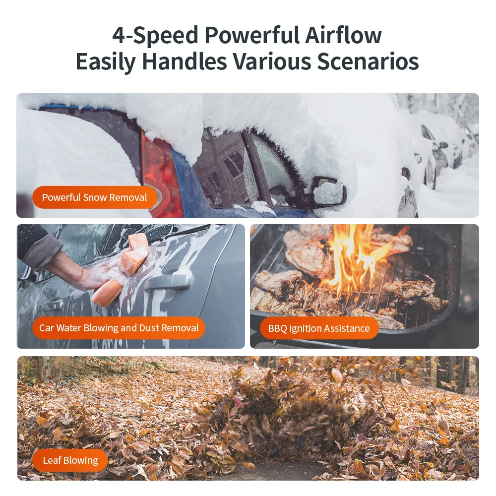 Persluchtstofdoek 80000 RPM 500 g Max. winddruk Draadloze oplaadbare elektrische luchtstofdoek, ingeblikte luchtstofdoek voor computers