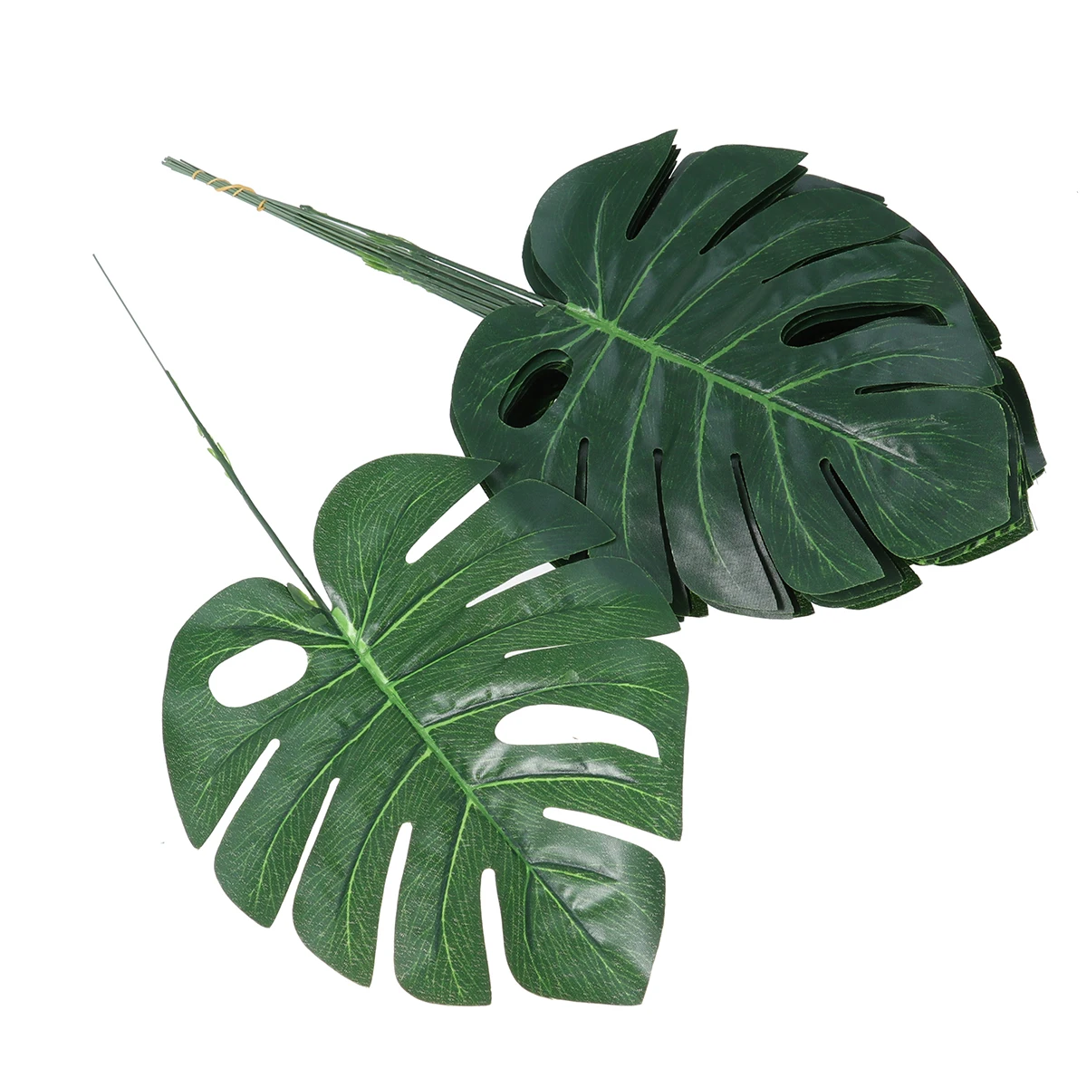 

20 pcs Artificial Artificial Tropical Leaves Leaf Tropical Decoration Fake Brazil Leaves Home Office Gallery