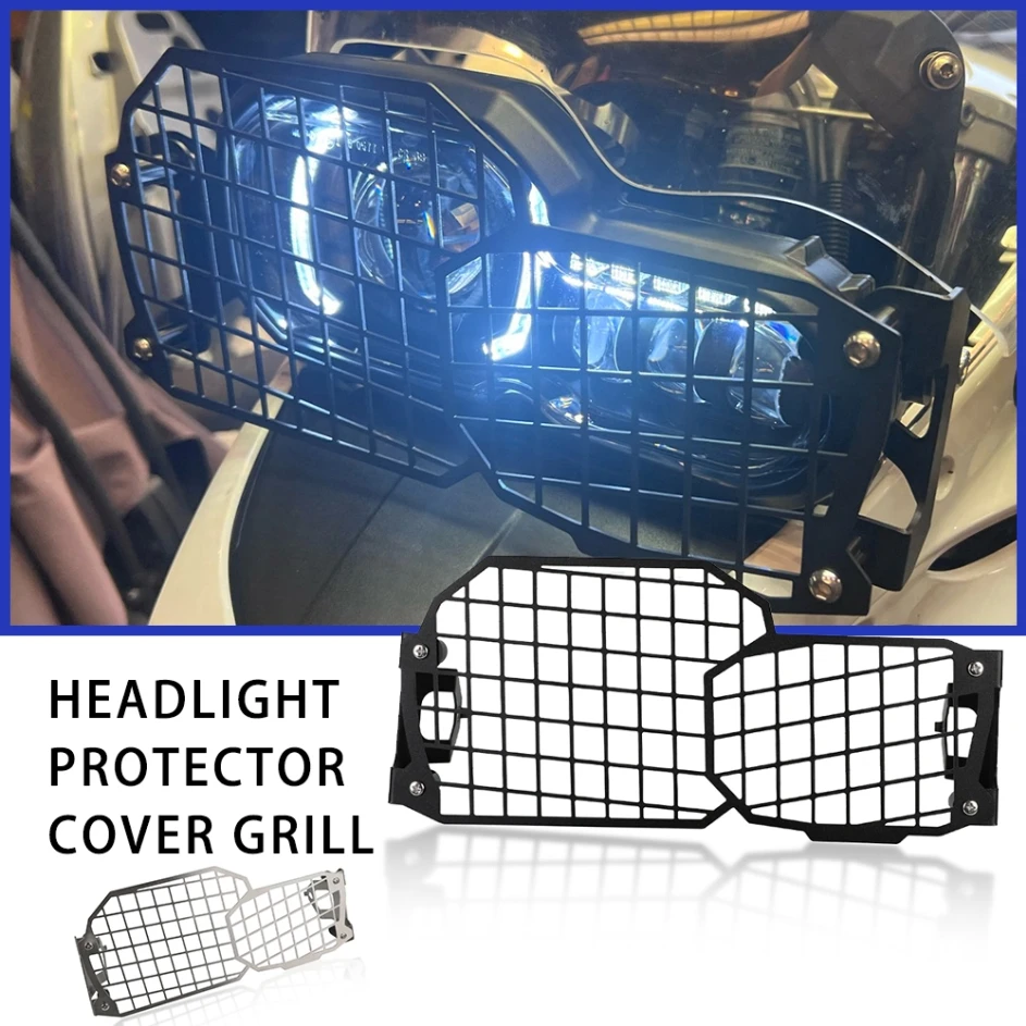 Protector de faro delantero para coche, cubierta de rejilla de luz de mano para BMW F650GS, F650 GS, 2008-2016, 2015, 2014, 2013, 2012, 2011, 2010, 2009