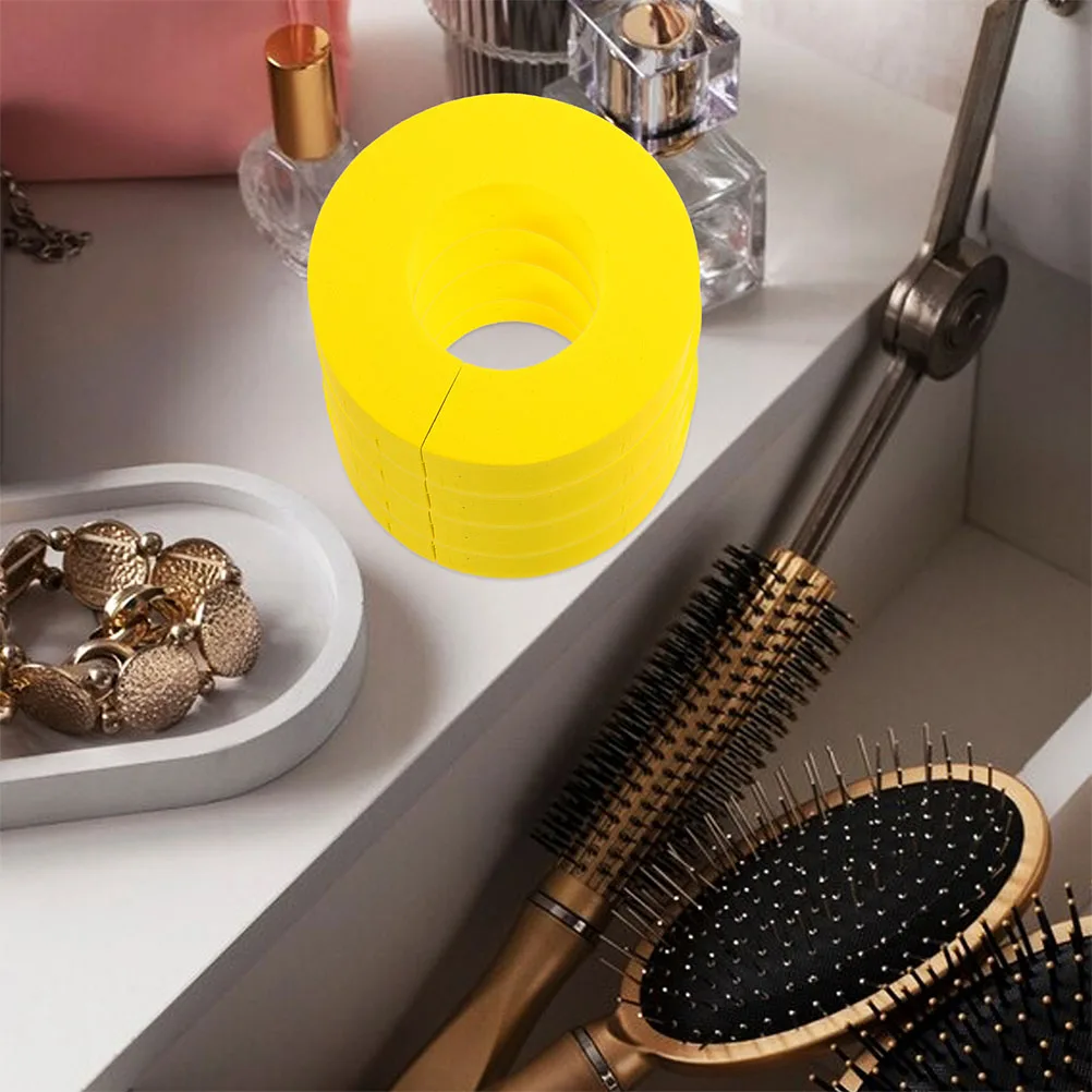 

12 Pcs Hair Curling Sponge Ring C Shaped No Heat Damage Free Women Wave Curling Hair Supplies Curler Salon Styling Tool