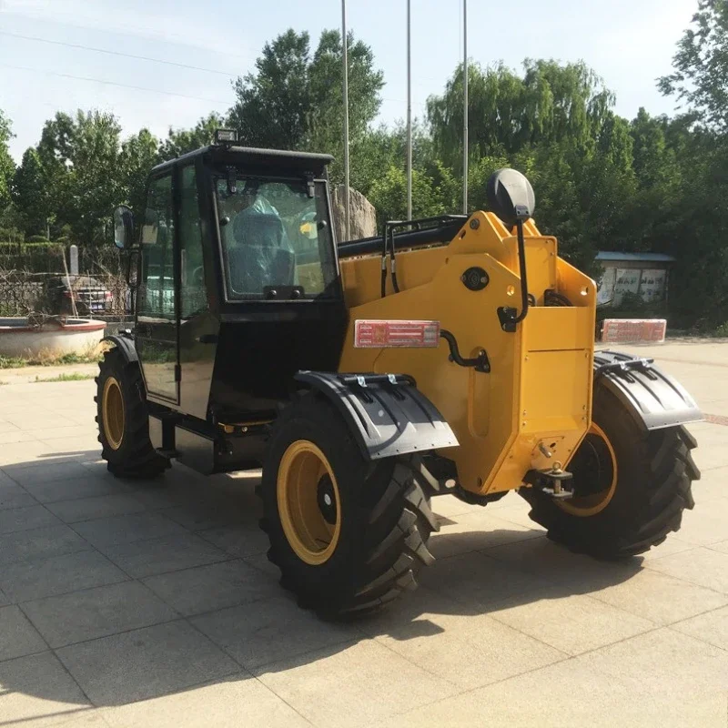 Export multifunctional telescopic boom off-road forklift machine, grain, wheat, corn, cotton high-altitude handling forklift