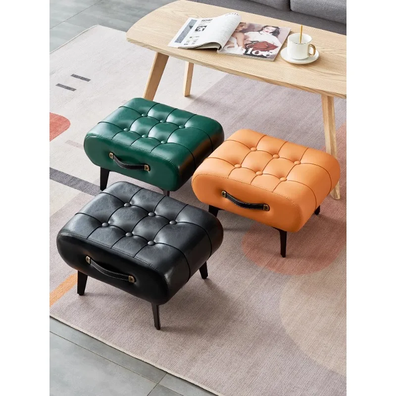 

Household small stools, high-end living room pier, light luxury sofa stool, low stool, special stool for coffee table, foot stoo