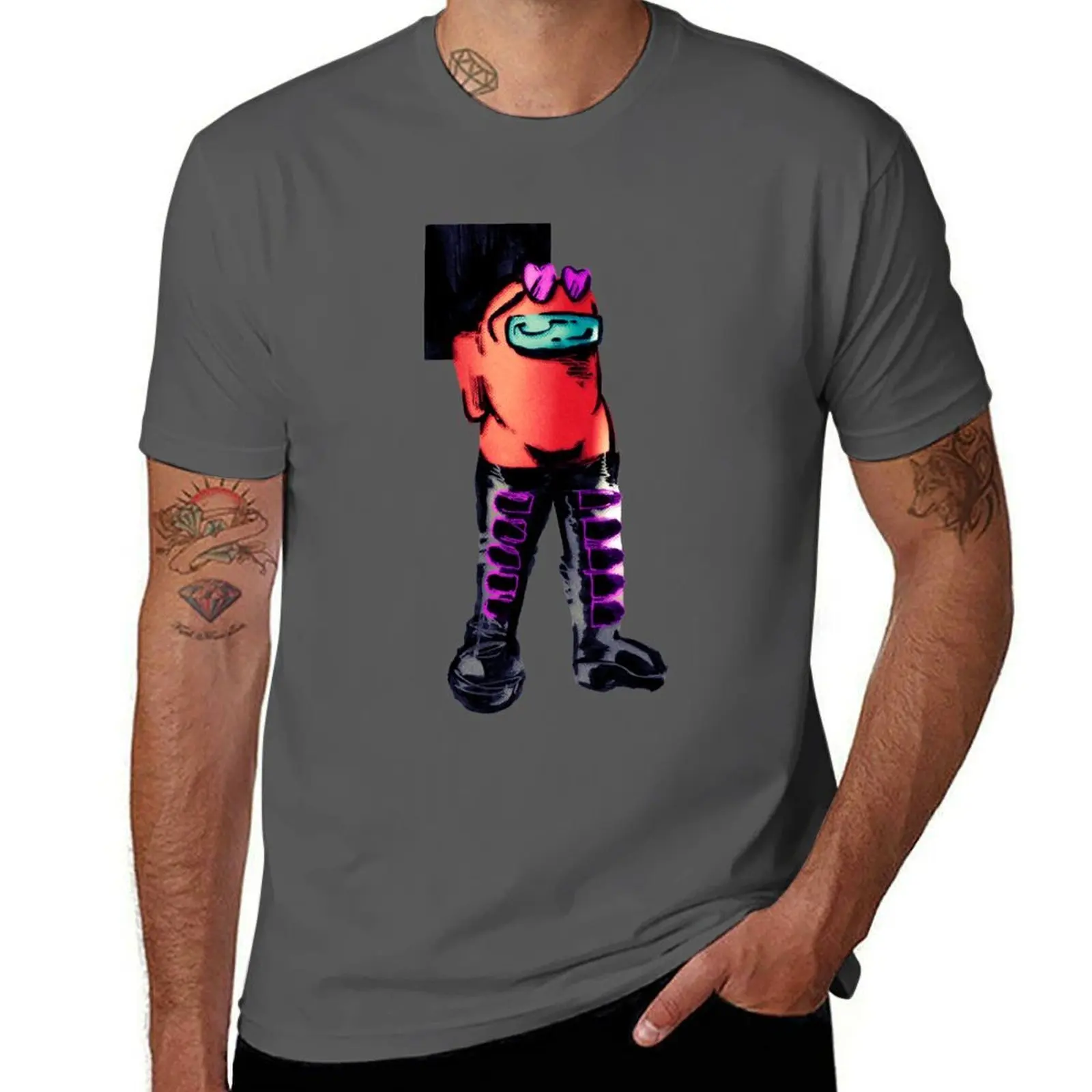 

Baddie Amogus T-Shirt funny t shirts dark humor t shirt man casual T-Shirt