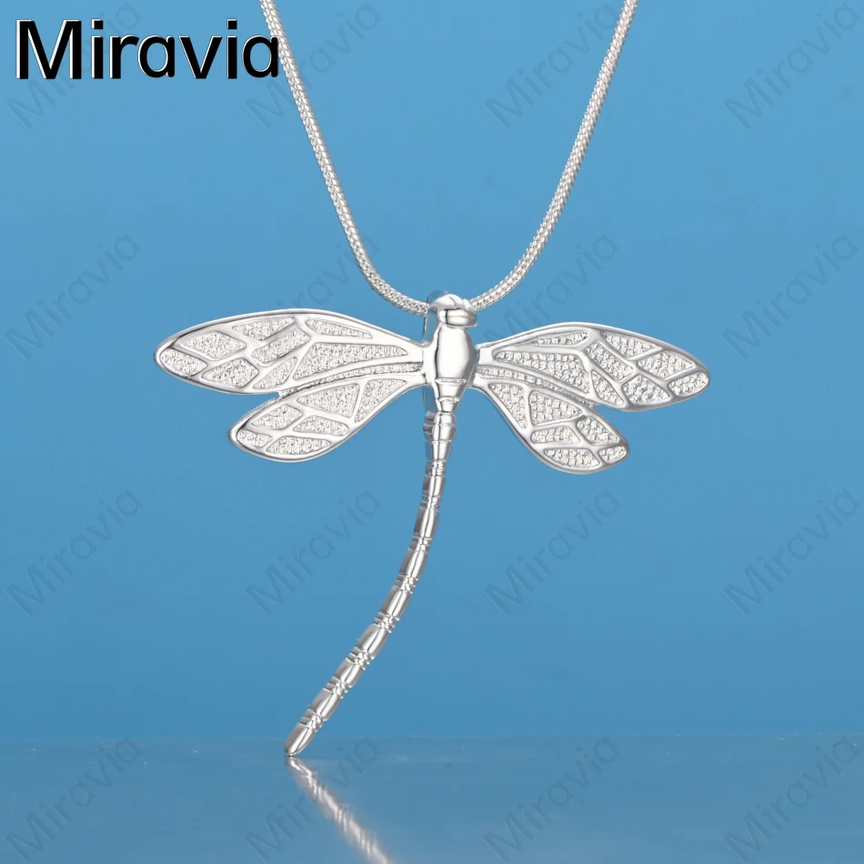 

Miravia 925 Sterling Silver Dragonfly Pendant Necklace Women'S Unique Gift Versatile Banquet Jewelry