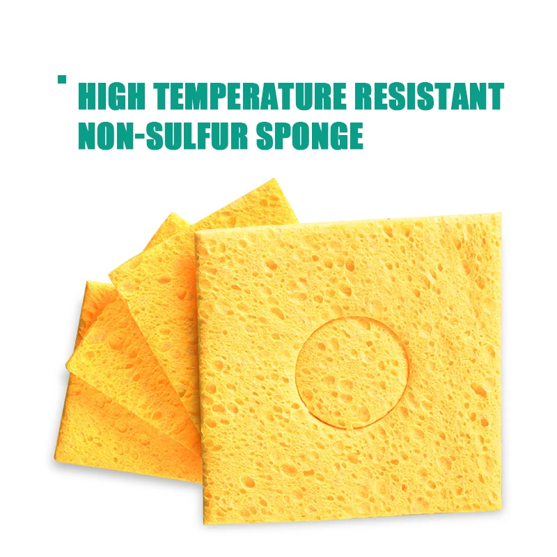 5/10/20pcs Cleaning Sponge Cleaner For Enduring Solder Welding Station Electric Soldering Iron Tips Clean Sponge Repair Tools