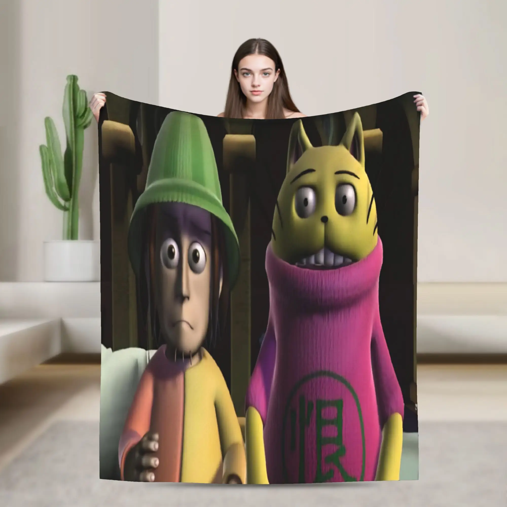 Mr.Stain on Junk Alley Stuff Blanket Ultra-Soft Fleece  Throw Blankets Cozy Bedspread