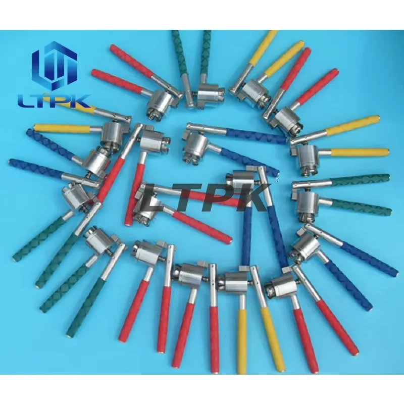 قبعات الألومنيوم آلة السد دليل العقص أداة المكشكش ذو طيات ل 13 مللي متر 20 مللي متر 28 مللي متر 32 مللي متر قوارير زجاجات عطر التعبئة والتغليف الزجاجي #2