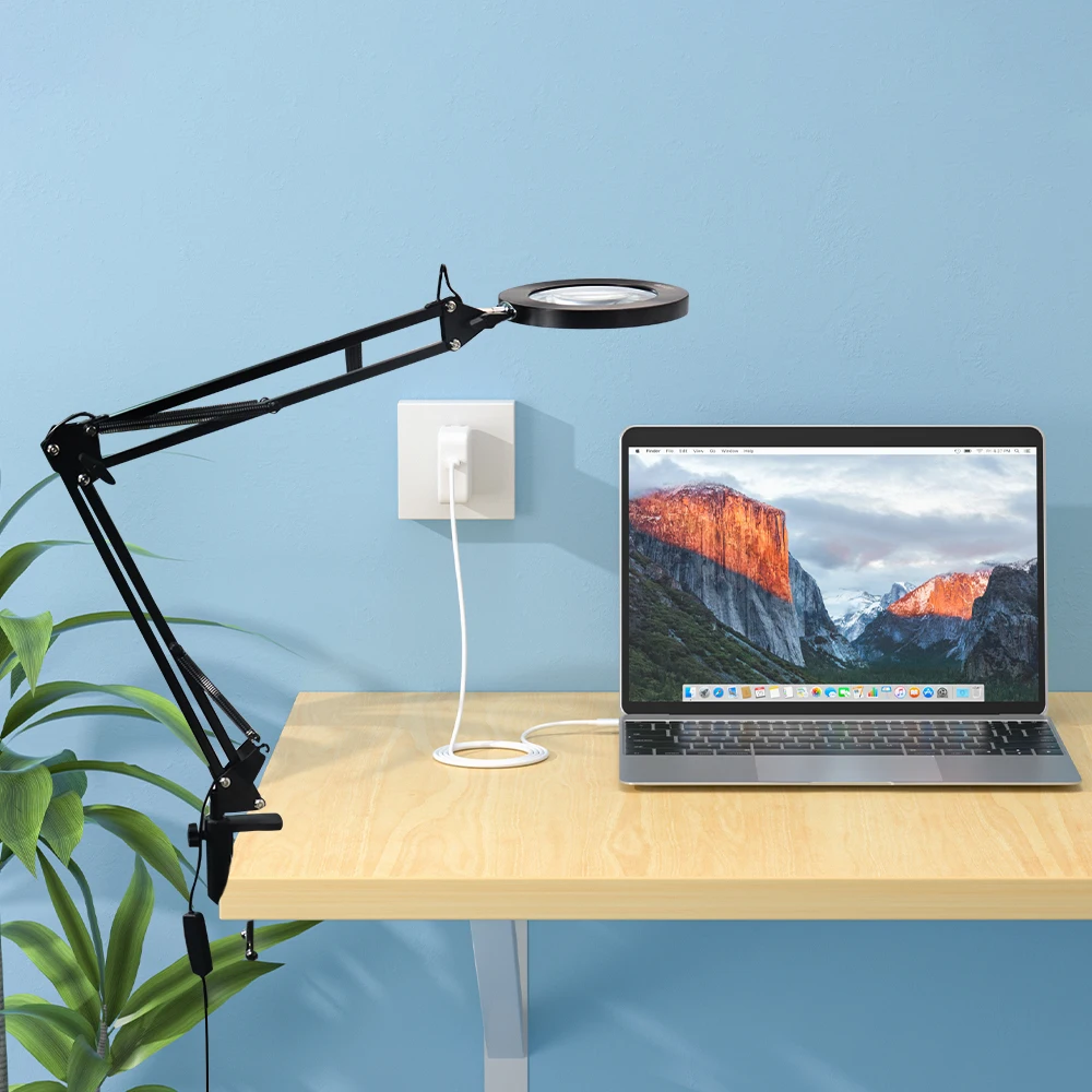 Fill Light Stand Selfie Photography Beauty Ring Light Foldable LED Desk Lamp USB Rechargeable Portable Table Lamp