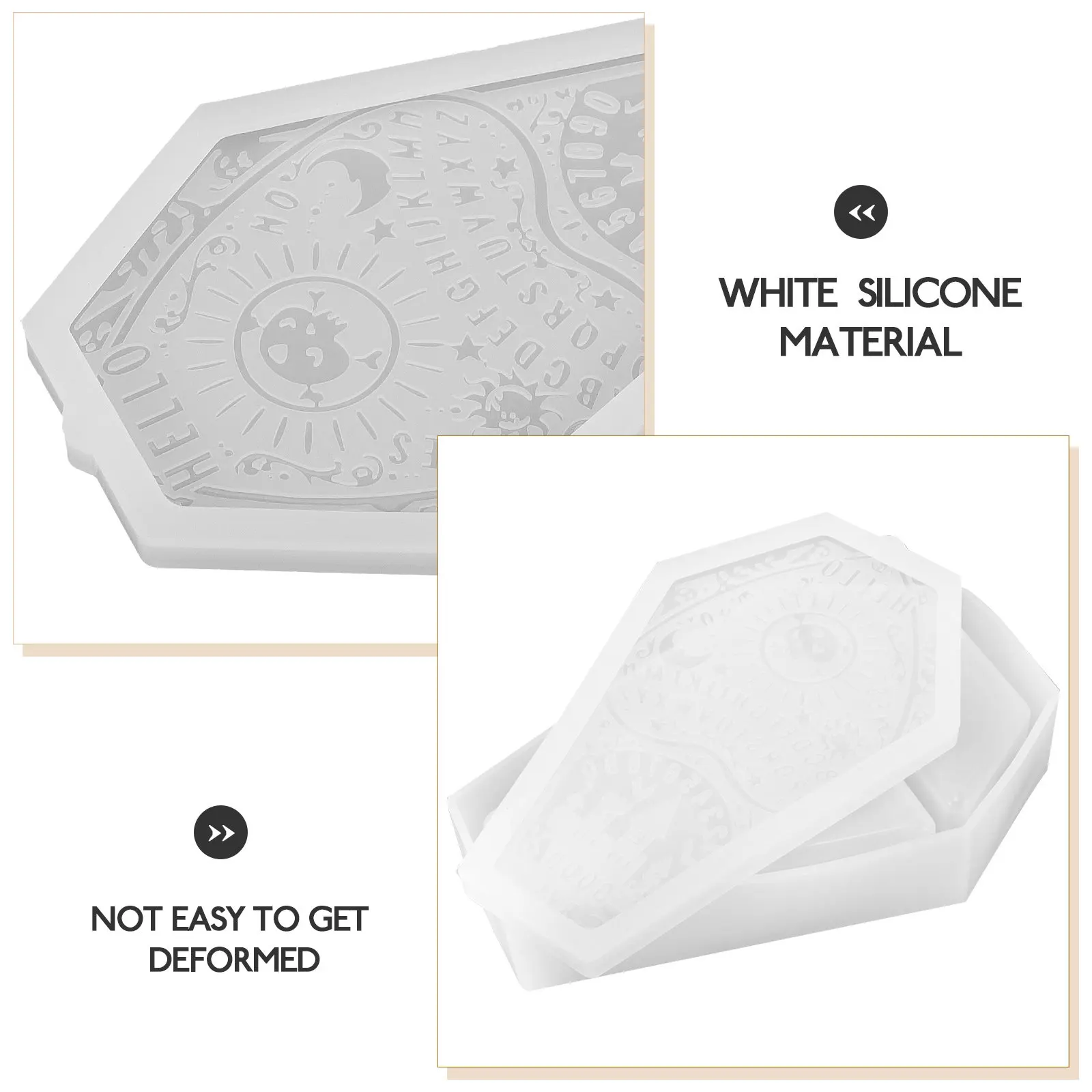 

Unique Coffin Storage Silicone Mold Creative DIY Epoxy Resin Drip Mold Halloween Decoration Jewelry Accessories