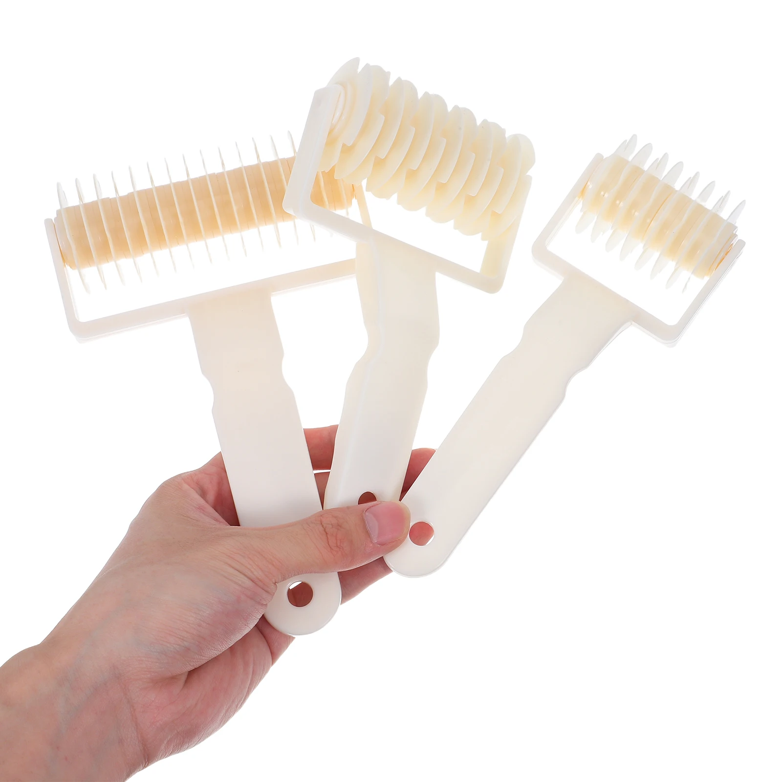 

3Pcs Baking Tool Set Lattice Roller Cutter Dough Pastry Crust Cookie Pie Pizza Bread DIY Baking Accessories Pizza Wheel Roller