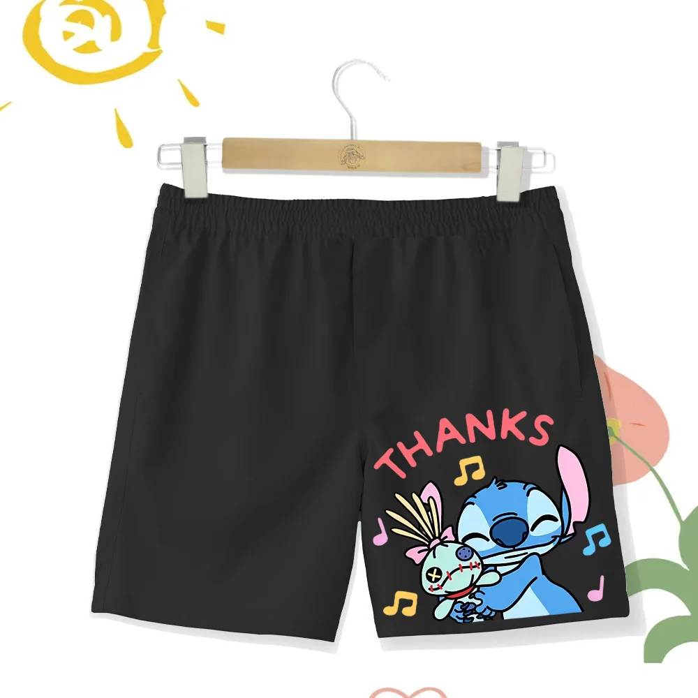 Four Seasons Outdoor Vacation Children's Beach Pants Kid Clothing Multi color Printed Stitch Breathable and Comfortable Unisex