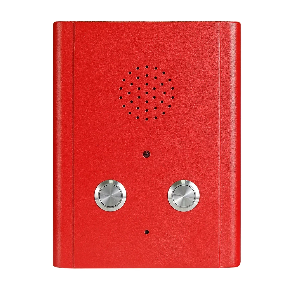 

J&R Red Wall mounting sip speed dial handsfree telephone sos outdoor telephone ip65 emergency phones