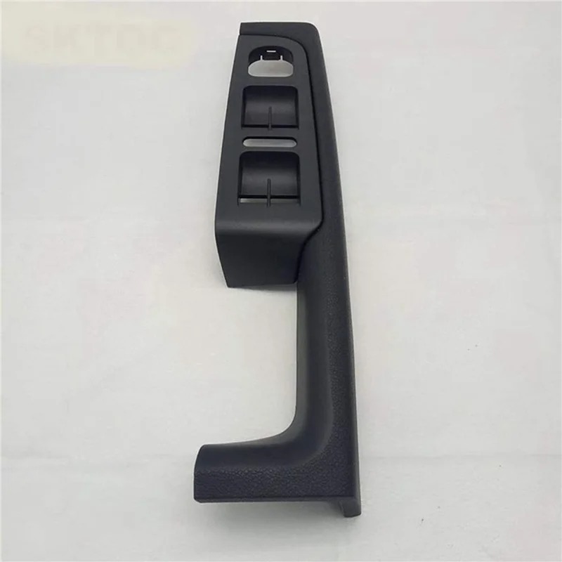 

2X For Skoda Superb Door Handle Front Left And Right Door Armrest Box Inner Handle Frame, The Lifter Switch Box Black
