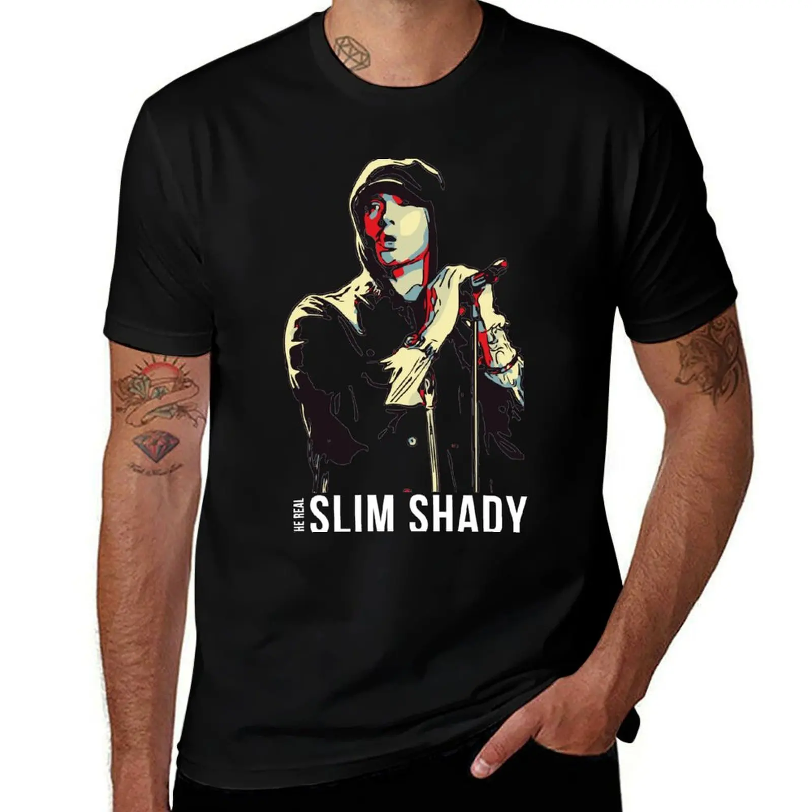 

The Real Slim Shady T-Shirt man t shirt korean fashion plain cotton t shirt men