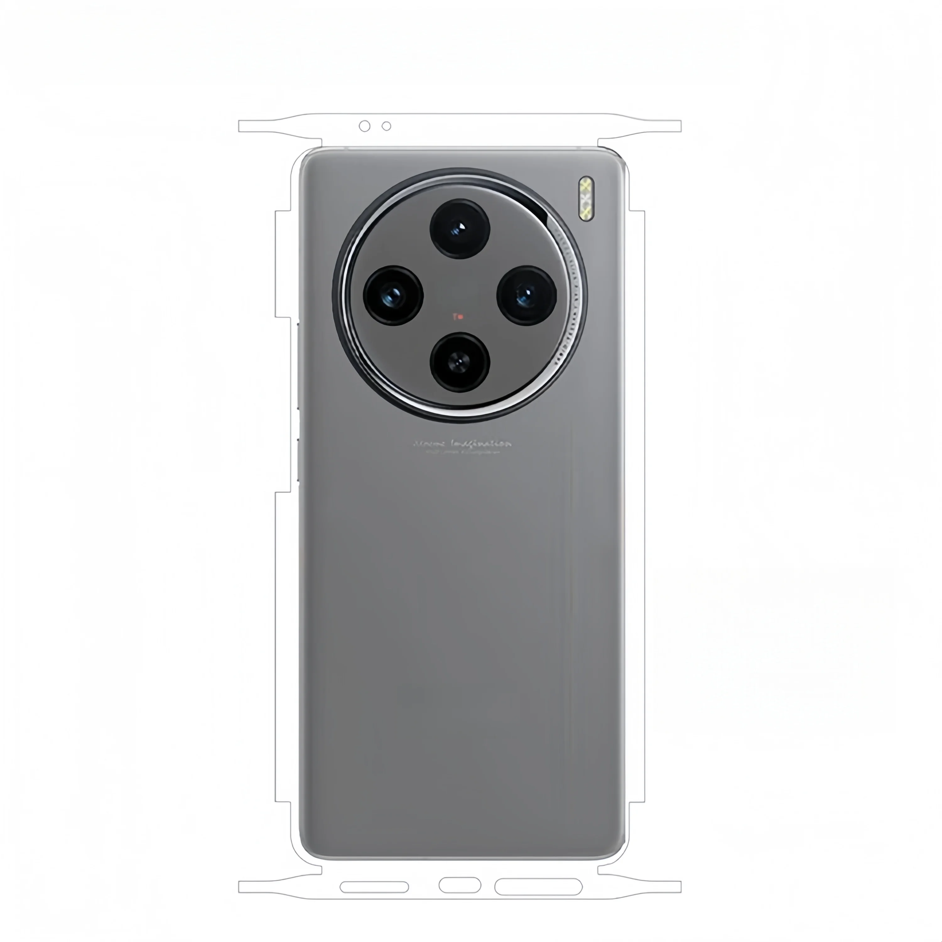 

Красочная наклейка для VIVO X300 X200 X100 PRO, защитная пленка для задней панели экрана, защитная пленка для кожи