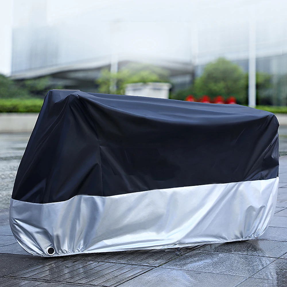 

Водонепроницаемый чехол для мотоцикла, всесезонный, пылезащитный, УФ-защитный, для улицы, в помещении, скутер, 190T, тканевый чехол для мотоцикла