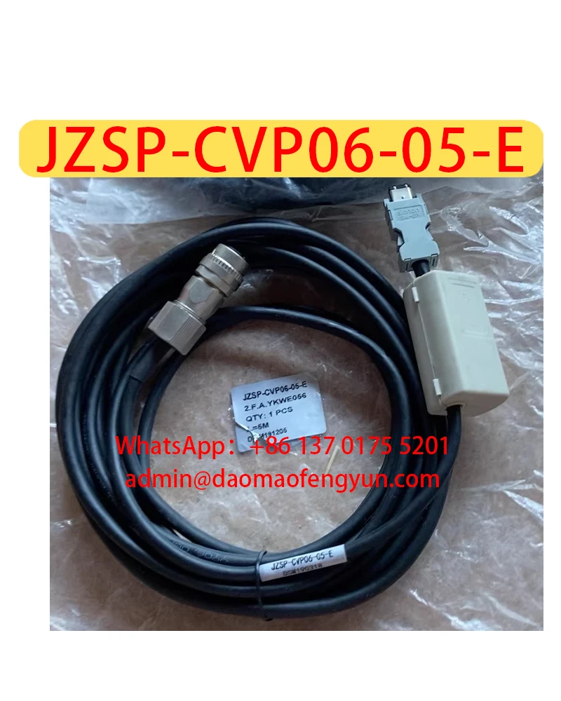 

Оригинальный JZSP-CVP06-05-E, новый соединительный кабель энкодера серводвигателя с аккумуляторным блоком, быстрая доставка