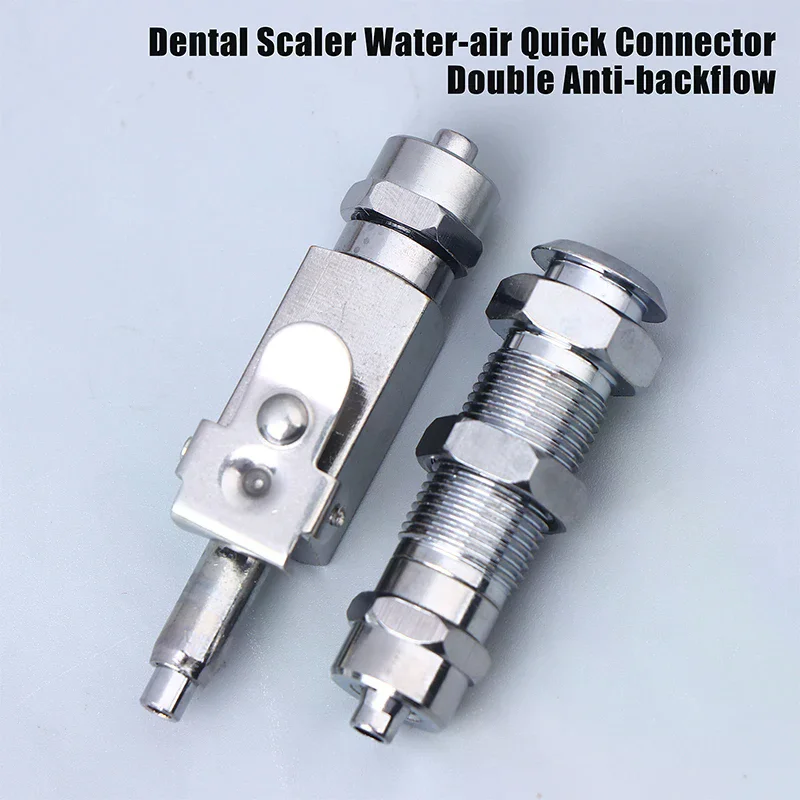 

Стоматологический быстрый разъем для воздуха и воды, антивозвращение для ультразвукового скалера, аксессуары для стоматолога из нержавеющей стали