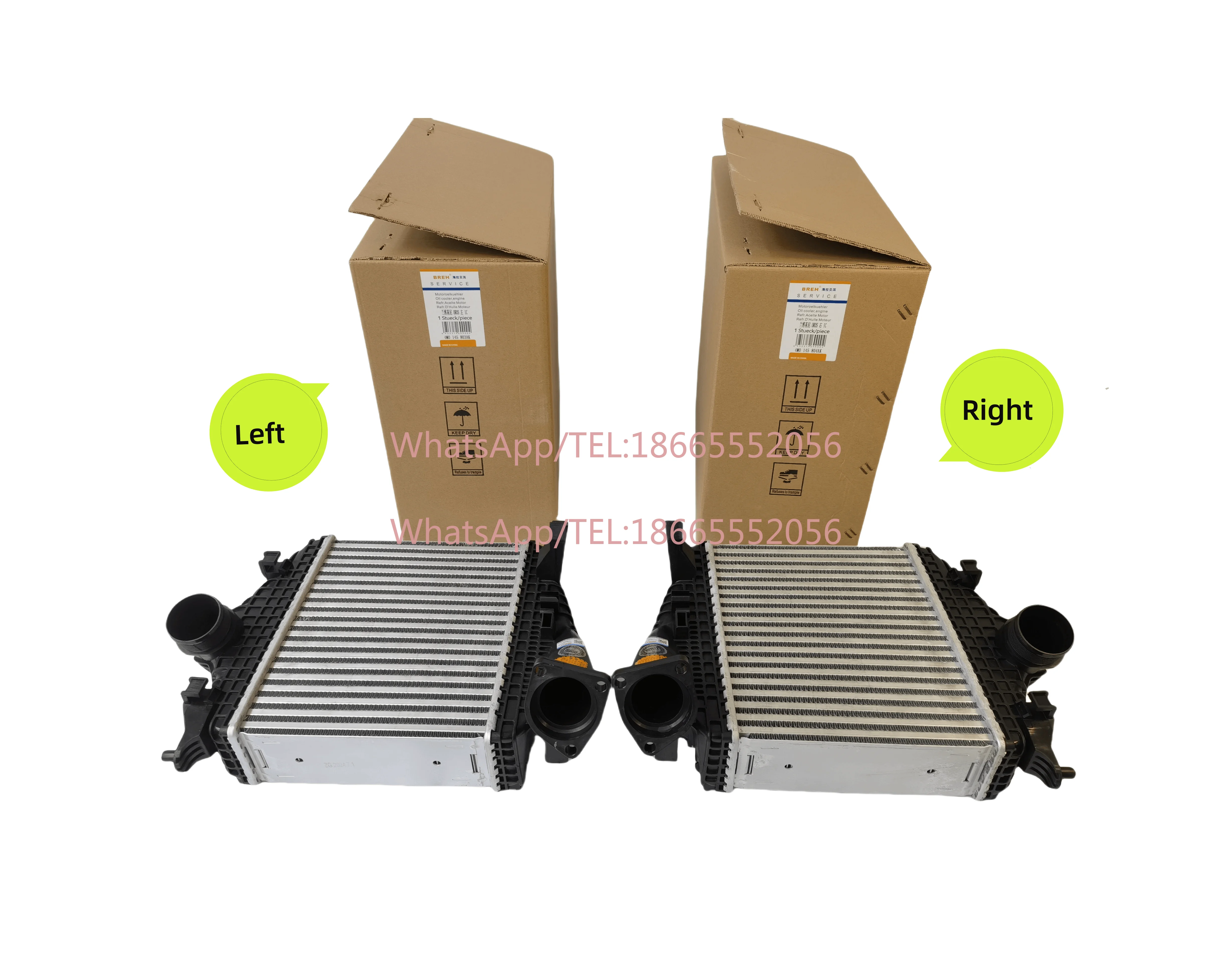 Premium High Performance OEM 4M0145803AK 4M0145803BT Intercooler Left Side for Lam borghini U rus Car Cooling System Auto Parts