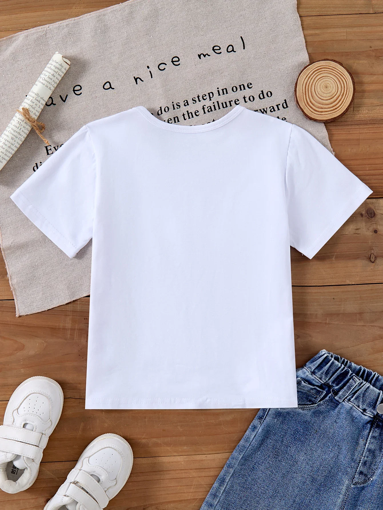 Mädchen-Axolotl-T-Shirt mit niedlichem Aquarell-Regenbogen-Pilz-Print, Baumwoll-T-Shirt für Kleinkinder, kurzärmelig, lässige Kinder-Oberteile für den Sommer. – Detail 8