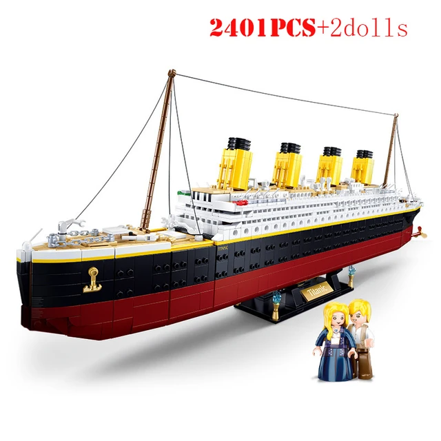 RMS Titanic Cruise Boat Ship Building Blocks Sets 10294 Compatible Bricks City Model Building Kits 3D Hobbies For Children Toys AliExpress 26