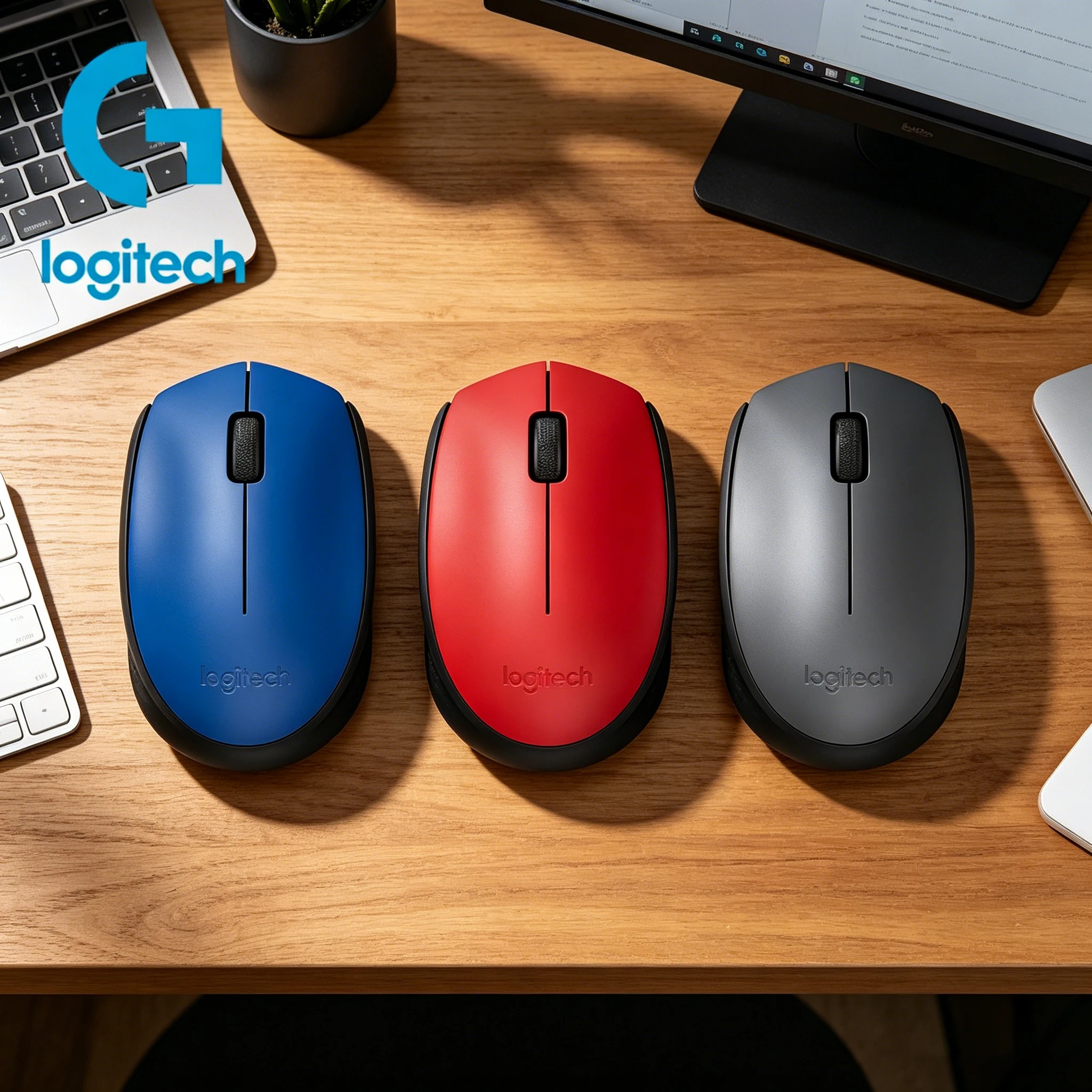

Logitech M170 Wireless Mouse Gaming Office Universal Desktop Computer Portable Mouse POP Mouse Wireless Bluetooth Mouse