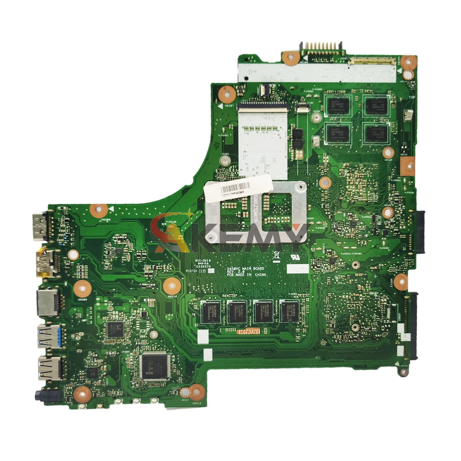X450VC Laptop Moederbord Voor ASUS VivoBook X450V X450VB X450VC A450V F450V X450VP Notebook Moederbord W/100% testen OK snel schip