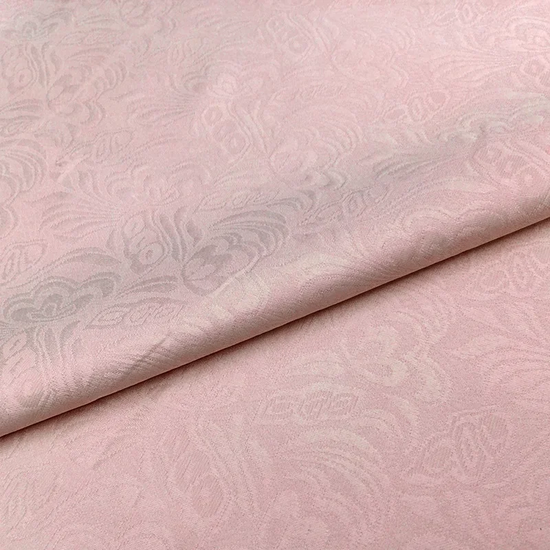 البوليستر الجاكار النسيج الخريف الشتاء الصلبة فراشة الحبوب الداكنة الأطفال فستان البدلة معطف تصميم الأزياء خياطة القماش بالجملة