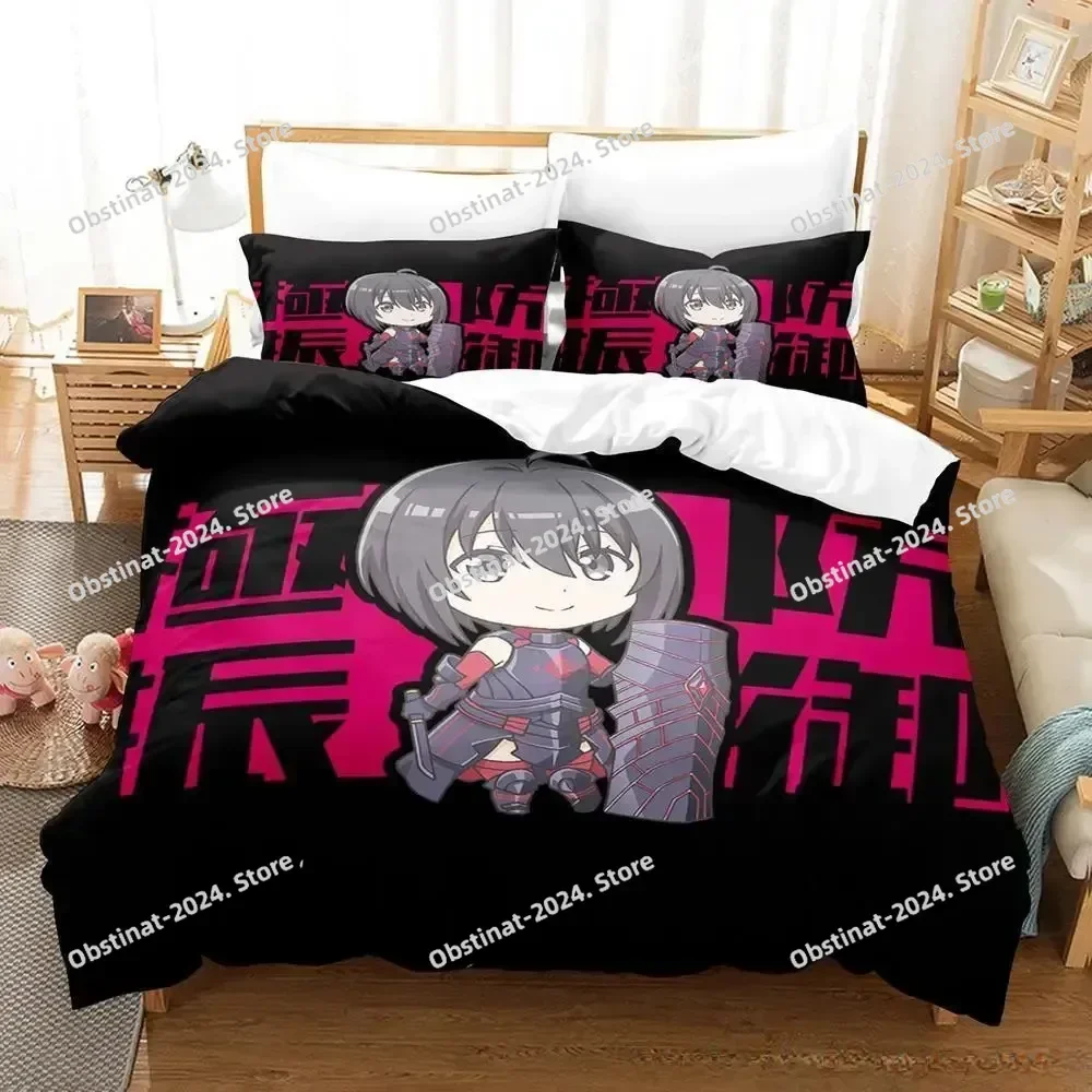 ثلاثية الأبعاد أنيمي BOFURI لا أريد أن أصلح، لذا سأحد أقصى دفاعي طقم سرير مفرد توأم كامل الملكة مقاس كينغ ناعم للبالغين والأطفال